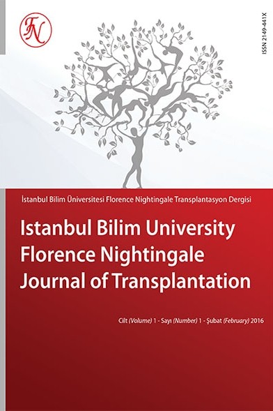 İstanbul Bilim Üniversitesi Florence Nightingale Transplantasyon Dergisi