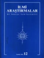 İlmî Araştırmalar: Dil, Edebiyat, Tarih İncelemeleri